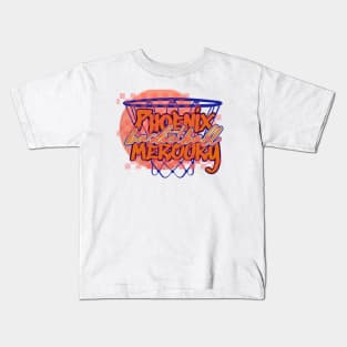 phoenix mercury basketball Kids T-Shirt